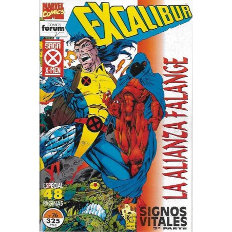 EXCALIBUR VOL.1 n. 76 LA ALIANZA FALANGE 3ª PARTE , SIGNOS VITALES