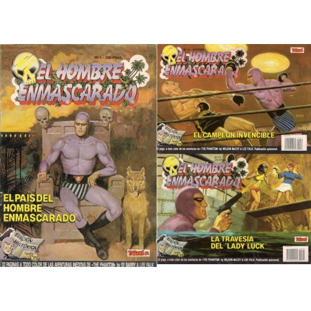 EL HOMBRE ENMASCARADO EDICIONES B , ED.HISTORICA NUMEROS SUELTOS DISPONIBLES