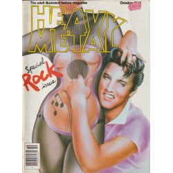 HEAVY METAL AÑO 1981 , USA , INGLES ,LOTE DE 9 REVISTA DE COMICS DE 12 PUBLICADAS
