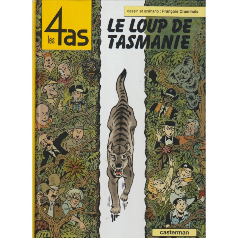 LES 4 AS Nº 40 : LE LOUP DE TASMANIE , FRANCES