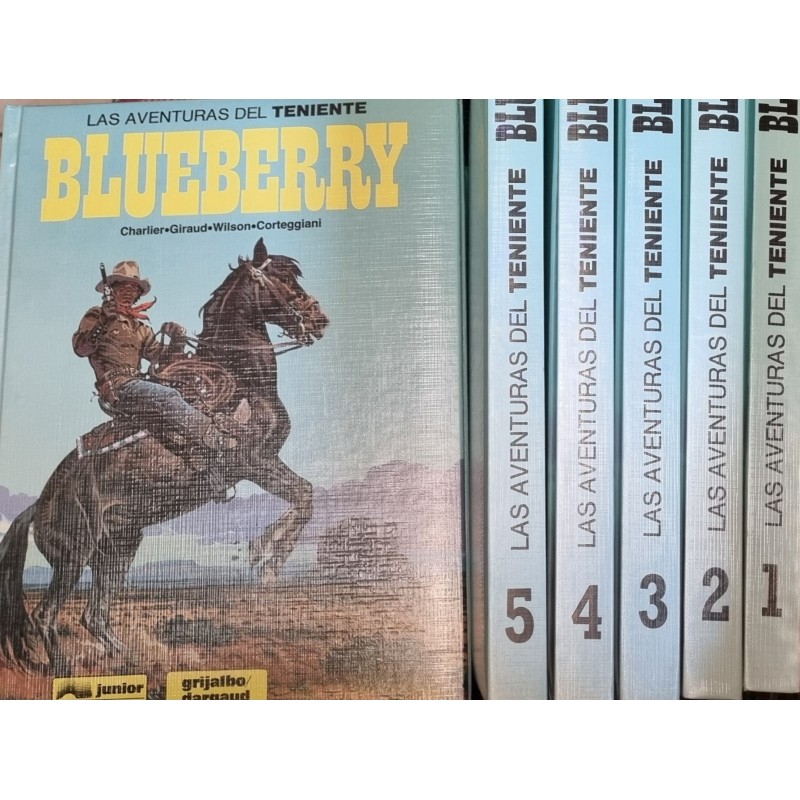 EL TENIENTE BLUEBERRY COL.COMPLETA, EDICION ENCUADERNADA EN GUAFLEX DE 7 VOLUMENES, ESTADO DE CONSERVACION IMPECABLE