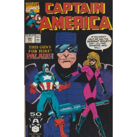 CAPTAIN AMERICA Nº 381 Y 382  , USA , INGLES