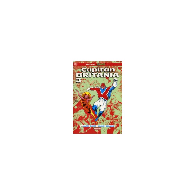 CAPITAN BRITANIA DE ALAN DAVIS Y JAIME DELANO COL. COMPLETA, COLECCION PRESTIGIO VOL.1 Nº 19 AL 21 Y 23