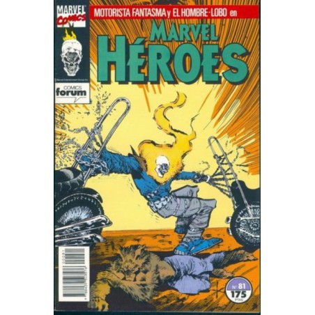 MARVEL HEROES ED.FORUM Nº 81 MOTORISTA FANTASMA Y EL HOMBRE LOBO