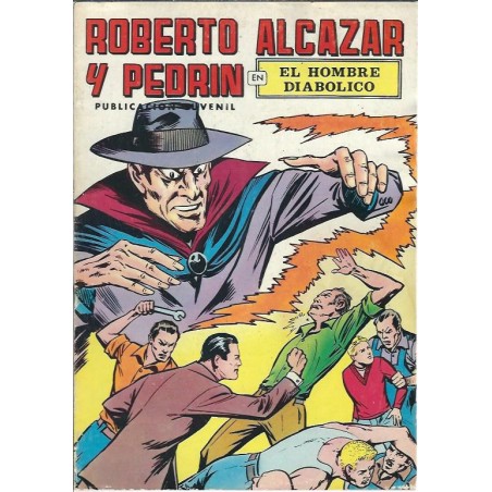 ROBERTO ALCAZAR Y PEDRIN COLOR Nº 1 AL 40 ENCUADERNADO CON SUS PORTADAS ORIGINALES ( CONTIENE LA SAGA COMPLETA DE EL HOMBRE DIABOLICO  Y OTRAS )