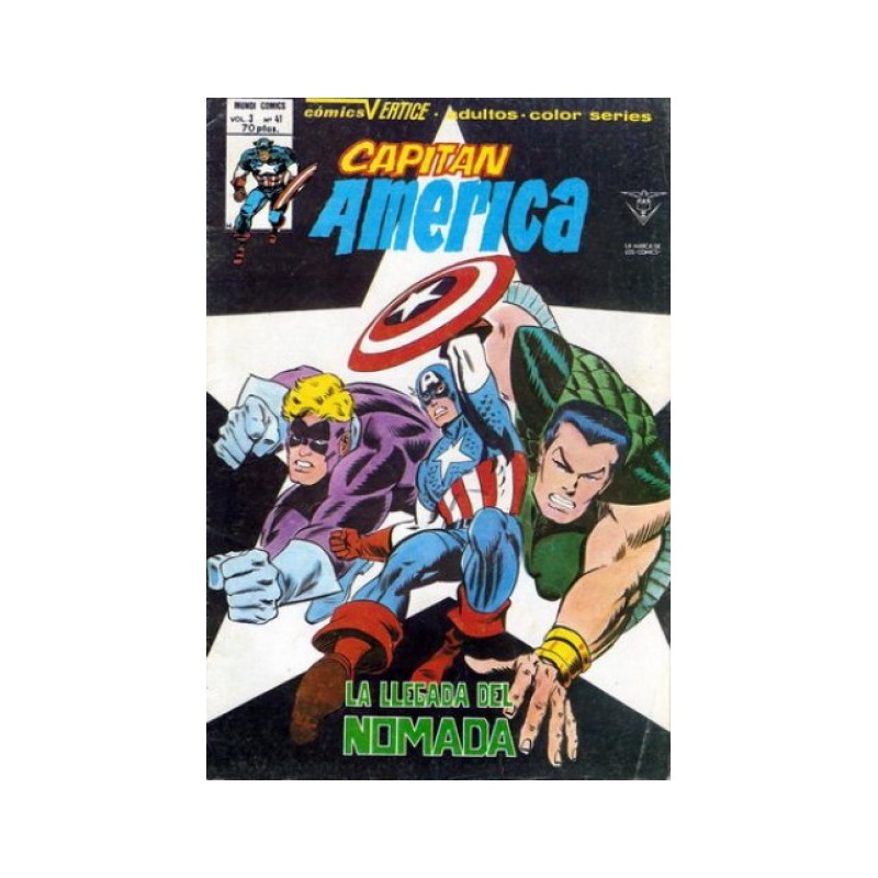 CAPITAN AMERICA ED.VERTICE VOL.3 Nº 41 LA LLEGADA DEL NOMADA