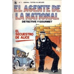 EL AGENTE DE LA NATIONAL DETECTIVE Y GOURMET NUMEROS 2 AL 8 ED.BRUGUERA