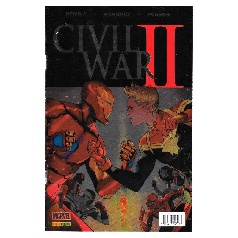 CIVIL WAR II Nº 1 AL 7 ED.PANINI