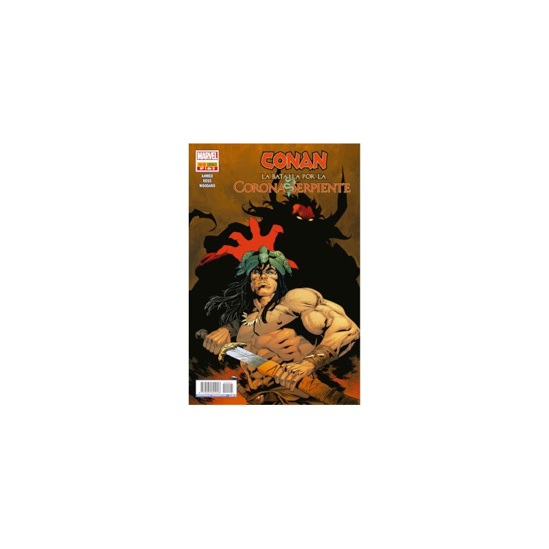 CONAN LA BATALLA POR LA CORONA SERPIENTE , COMPLETA 3 COMIC-BOOKS