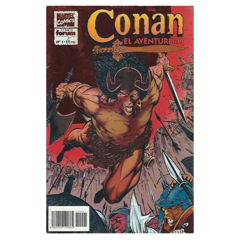 CONAN EL AVENTURERO NUMEROS 1 AL 4