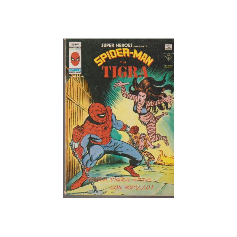 SUPER HEROES PRESENTA VOL.2 ED.VERTICE Nº 92 SPIDERMAN Y TIGRA