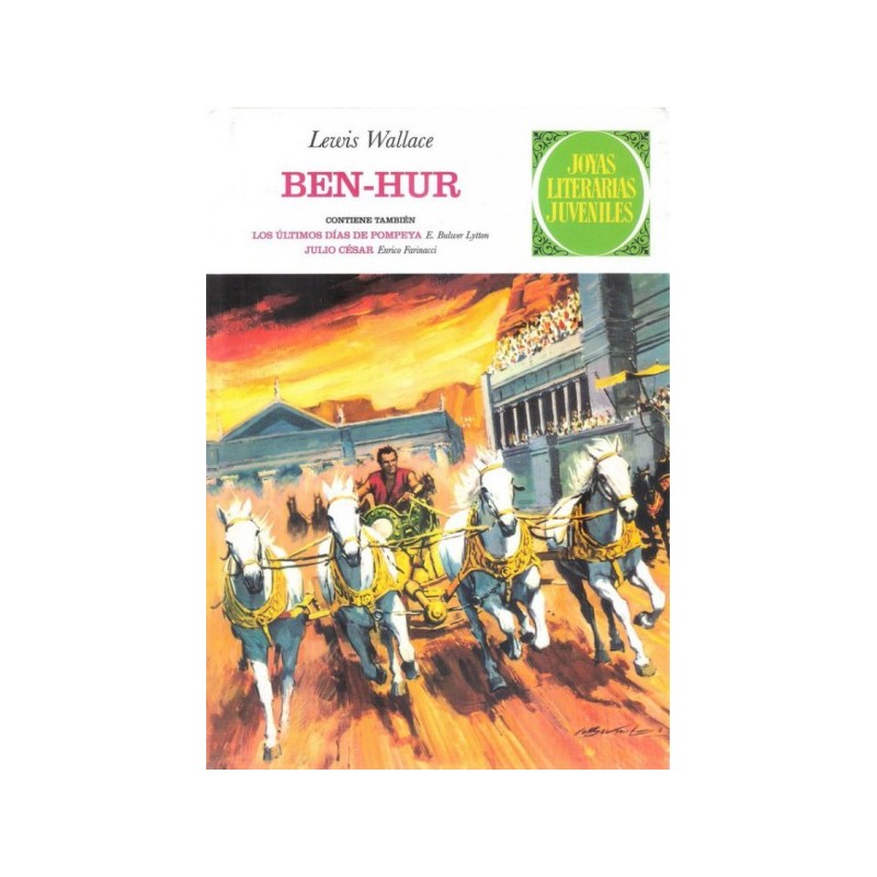 JOYAS LITERARIAS JUVENILES ED.PLANETA Nº 14 BEN-HUR ,LOS ULTIMOS DIAS DE POMPEYA Y JULIO CESAR
