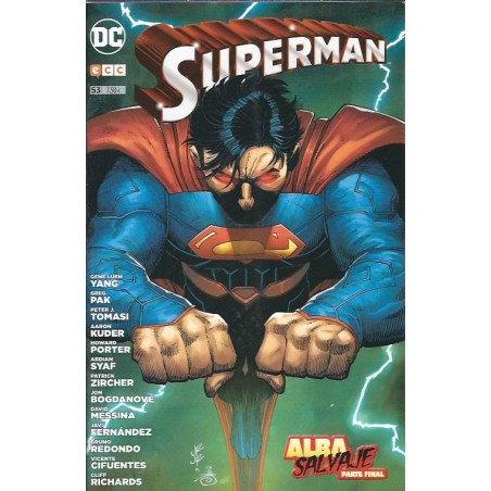 SUPERMAN NUEVO UNIVERSO DC ED.ECC COL.COMPLETA Nº 1 AL 55 MAS LOS 2 CROSSOVER DE LOS ULTIMOS DIAS DE SUPERMAN ( BATMAN / SUPERMAN )