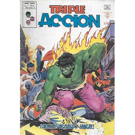 TRIPLE ACCION Nº 14 AL 18 LOS DEFENSORES ED.VERTICE