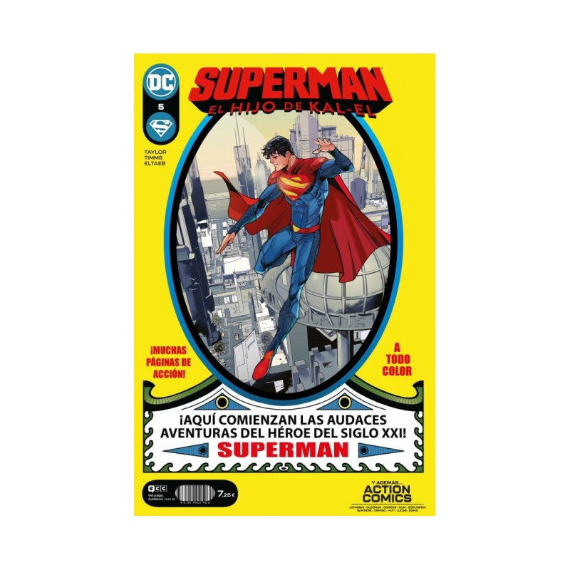 SUPERMAN ED.ECC COMIC-BOOKS Nº 111 AL 115 ( Nº 1 AL 5 NUEVA ETAPA SUPERMAN EL HIJO DE KAL-EL )