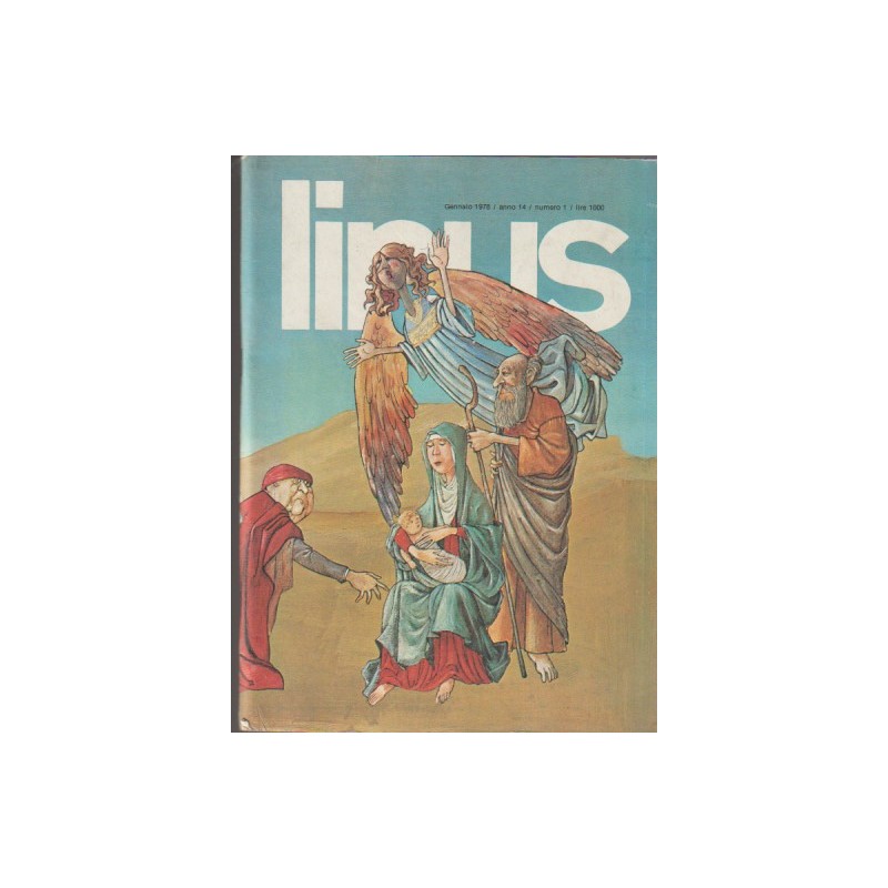 LINUS AÑO 14 ( 1978 ) NUMEROS 1 AL 5,REVISTAS DE COMICS , ITALIANO