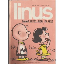 LINUS AÑO 14 ( 1978 ) NUMEROS 1 AL 5,REVISTAS DE COMICS , ITALIANO