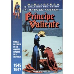 BIBLIOTECA GRANDES DEL COMIC PRINCIPE VALIENTE ED.PLANETA TOMOS 1 AL 8 , AÑOS 1937 AL 1951