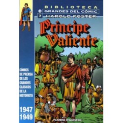 BIBLIOTECA GRANDES DEL COMIC PRINCIPE VALIENTE ED.PLANETA TOMOS 1 AL 8 , AÑOS 1937 AL 1951