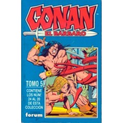 Conan el Barbaro segunda edicion retapados 3 al 8 y 10 con los nº 16 al 43 y 49 al 53 en 7 retapados