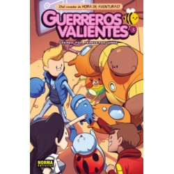 GUERREROS VALIENTES 1 A 4 , COL.COMPLETA, DEL CREADOR DE HORA DE AVENTURAS