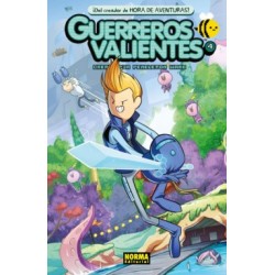 GUERREROS VALIENTES 1 A 4 , COL.COMPLETA, DEL CREADOR DE HORA DE AVENTURAS