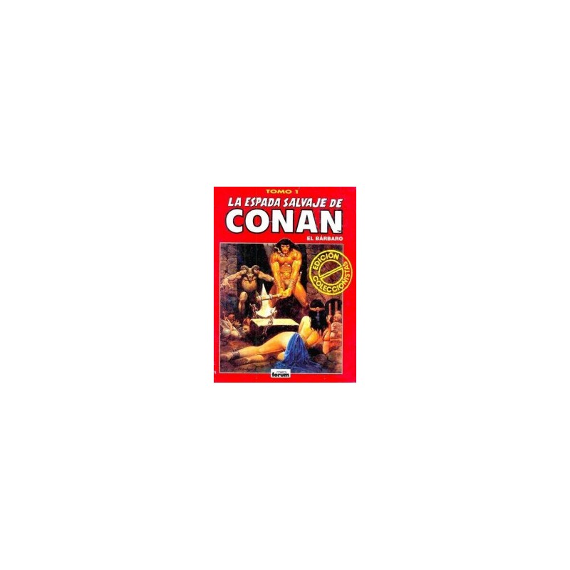 LA ESPADA SALVAJE DE CONAN EDICION COLECCIONISTA  TOMOS ROJOS 1 al 7 ( nº 1 al 21 )