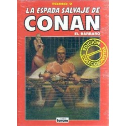 LA ESPADA SALVAJE DE CONAN EDICION COLECCIONISTA  TOMOS ROJOS 1 al 7 ( nº 1 al 21 )