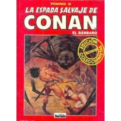 LA ESPADA SALVAJE DE CONAN EDICION COLECCIONISTA  TOMOS ROJOS 1 al 7 ( nº 1 al 21 )