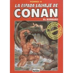 LA ESPADA SALVAJE DE CONAN EDICION COLECCIONISTA  TOMOS ROJOS 1 al 7 ( nº 1 al 21 )