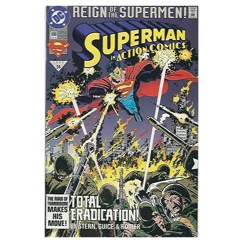 ACTION COMICS SUPERMAN 690 Y 691