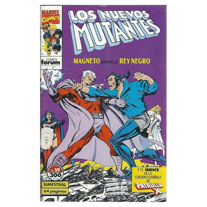 LOS NUEVOS MUTANTES VOL.1  MARVEL TWO IN ONE n. 59