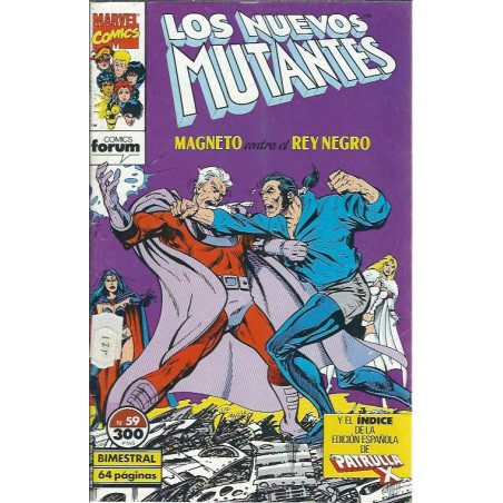 LOS NUEVOS MUTANTES VOL.1  MARVEL TWO IN ONE n. 59