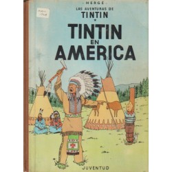 TINTIN EDICION CON LOMO DE TELA TINTIN EN AMERICA 1ª EDICION 1968