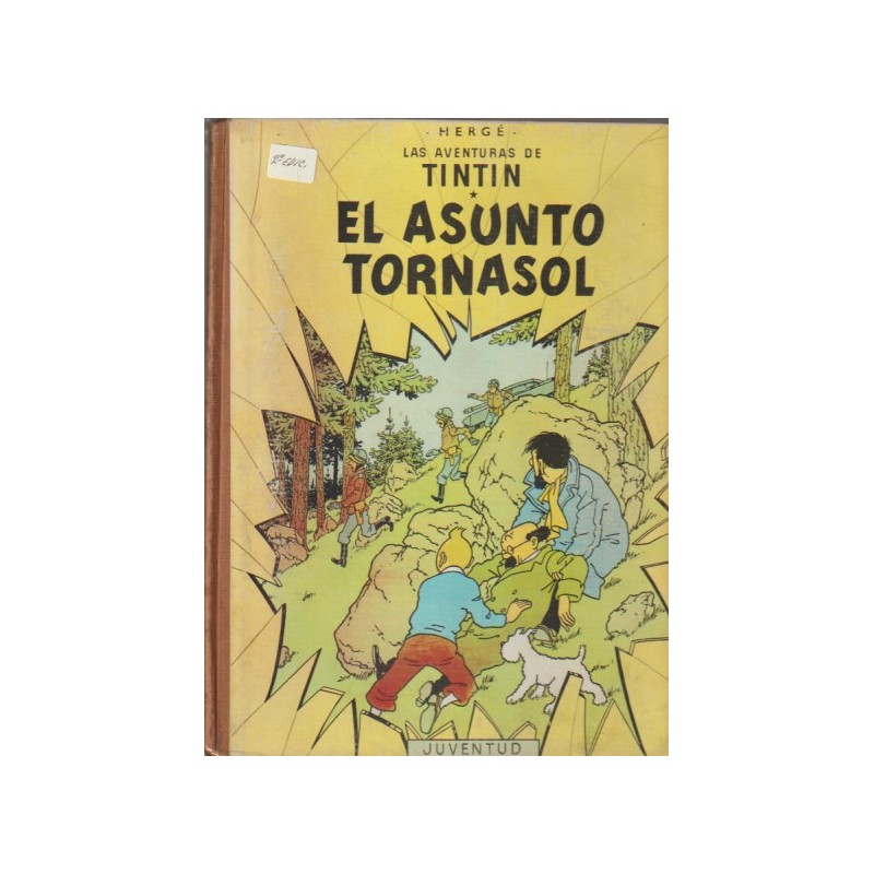 TINTIN EDICION CON LOMO DE TELA EL ASUNTO TORNASOL 2ª EDICION 1965