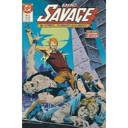 DOC SAVAGE BY DENNIS O'NEIL , KUBERT & KUBERT, COMPLETA 4 COMIC-BOOKS , USA,INGLES