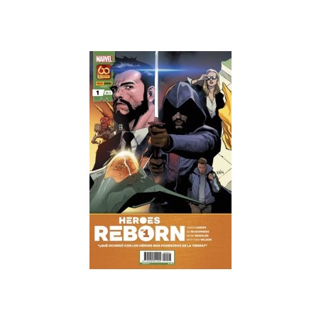 HEROES REBORN ED.PANINI Nº 1 AL 5 COLECCION COMPLETA