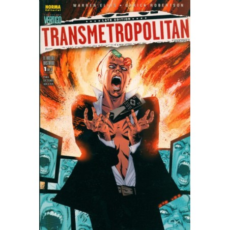 COLECCION VERTIGO NORMA EDITORIAL Nº 136,139,145  TRANSMETROPOLITAN : EL AÑO DEL BASTARDO 1 A 3 , SAGA COMPLETA ( Nº 13 AL 18 USA )