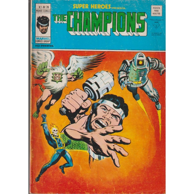 SUPER HEROES PRESENTA ED.VERTICE VOL.2  n. 76 THE CHAMPIONS - LA BATALLA DE LOS ANGELES