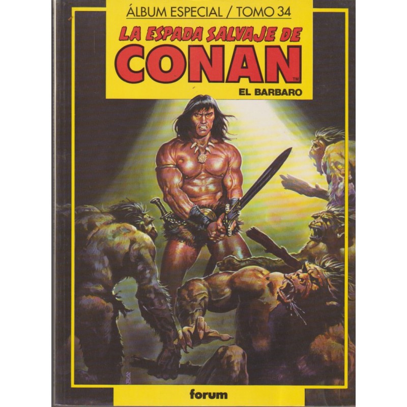 LA ESPADA SALVAJE DE CONAN VOL.1 RETAPADO Nº 34 CON LOS NUMEROS 143 AL 145