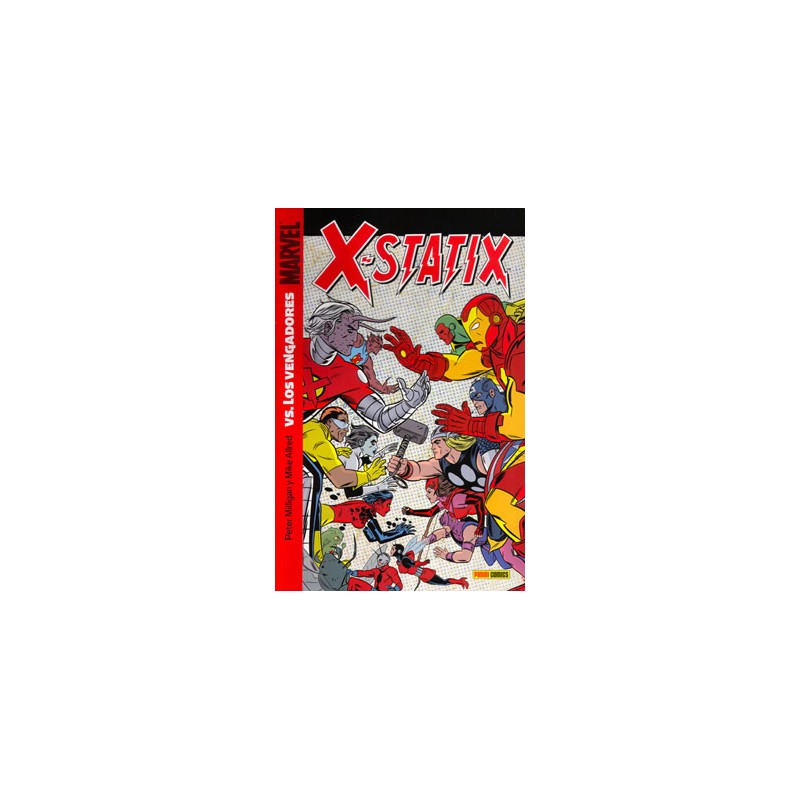 X-STATIX  Nº 5 VS.LOS VENGADORES POR PETER MILLIGAN Y MIKE ALLRED