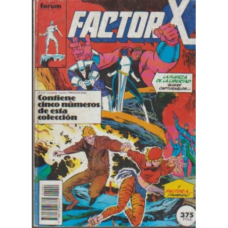 FACTOR X VOL.1 ED.FORUM Nº 6 AL 10 EN UN RETAPADO