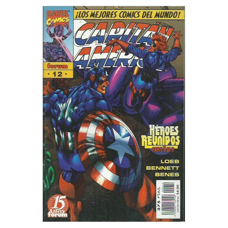 CAPITAN AMERICA HEROES REBORN Nº 12 DE 12