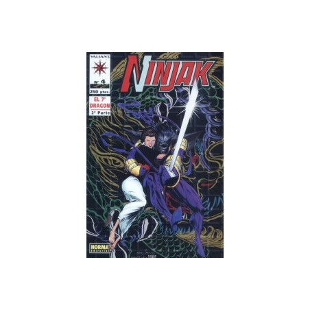 NINJAK Nº 4 NORMA EDITORIAL VALIANT COMICS