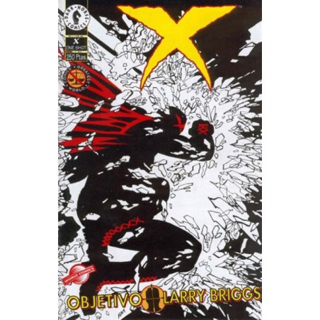 X : OBJETIVO LARRY BRIGGS ,ONE-SHOT ( PORTADA DE FRANK MILLER ) ED.WORLD COMICS / DARK HORSE