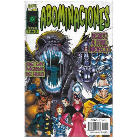 HULK - ABOMINACIONES Nº 1 DE 3