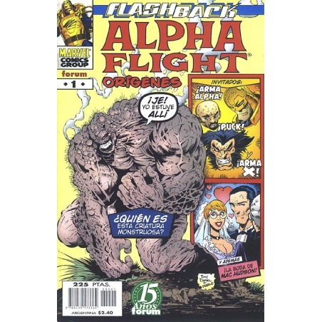 ALPHA FLIGHT VOL.2 ORIGENES , ESPECIAL FLASHBACK