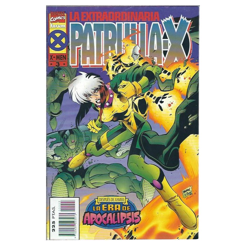 X-MEN ERA DE APOCALIPSIS LA EXTRAORDINARIA PATRULLA X Nº 1 A 3