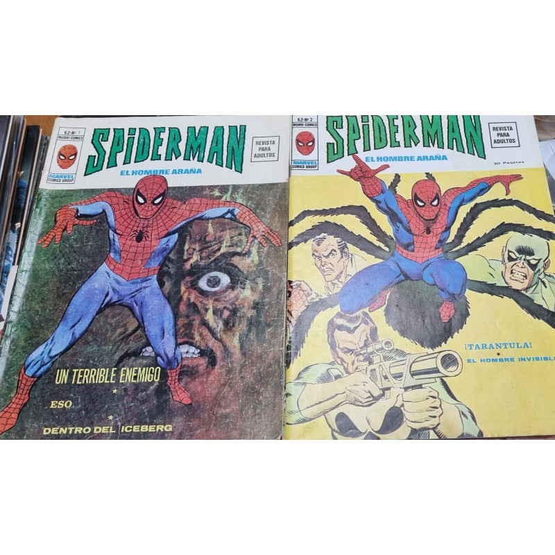 SPIDERMAN ED.VERTICE VOL.2 COL.COMPLETA Nº 1 AL 10 , BUEN ESTADO