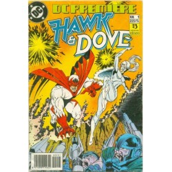 DC PREMIERE Nº 1 Y 2 HAWK & DOVE ( HALCON Y PALOMA ) SAGA COMPLETA NUMEROS 1 A 4 USA , POR KAL Y BARBARA KESEL